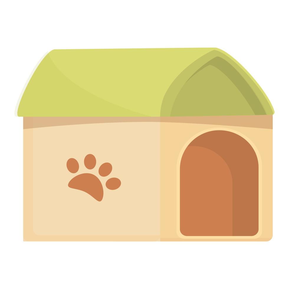 Dog house icon cartoon vector. Shop bowl vector