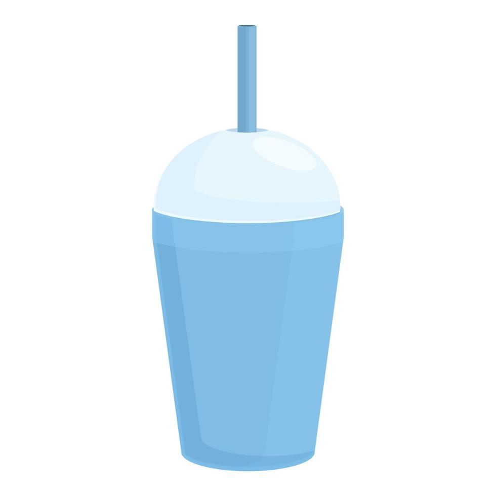 Takeaway lemonade icon, cartoon style vector