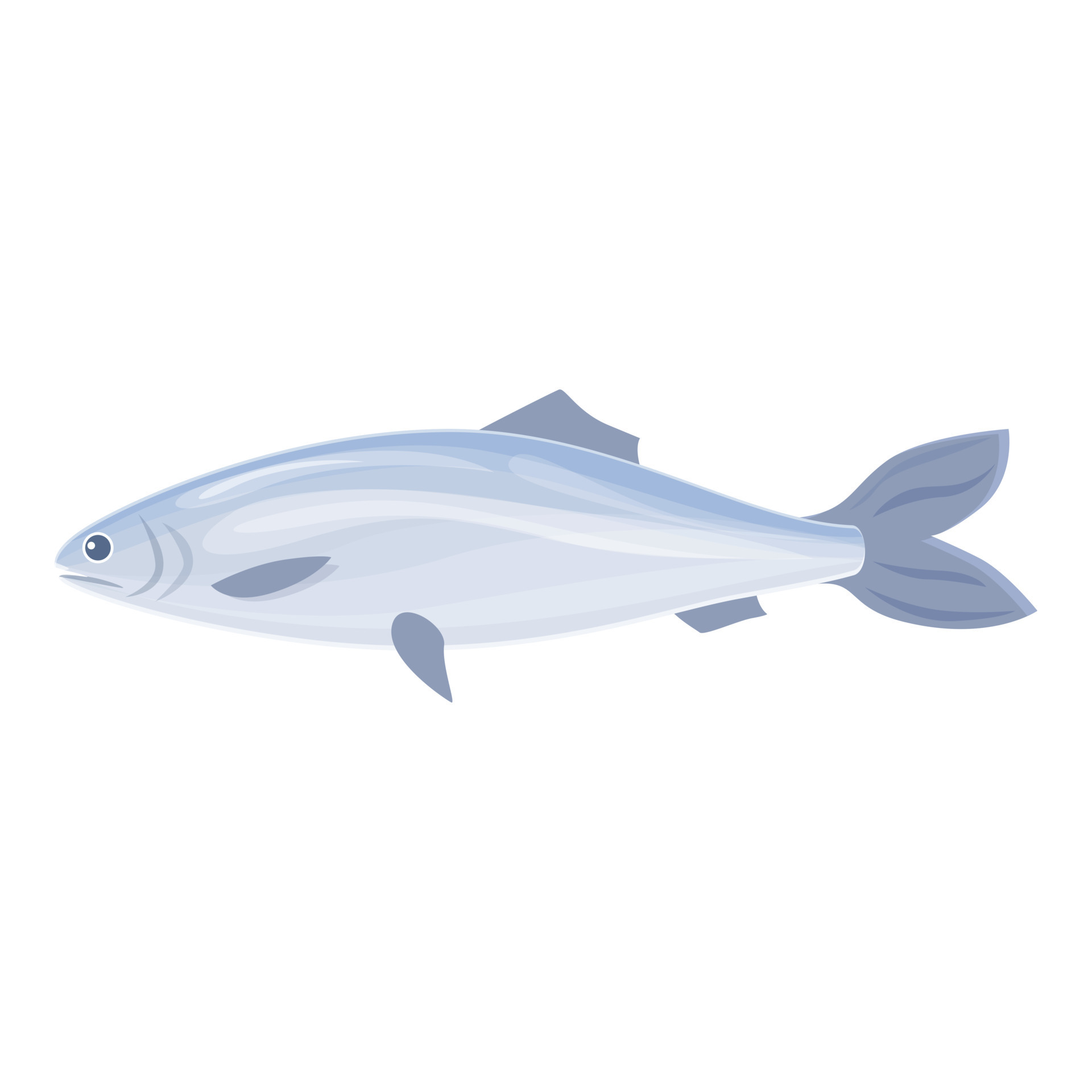 Smoked fish icon cartoon vector. Sea herring 14359252 Vector Art at