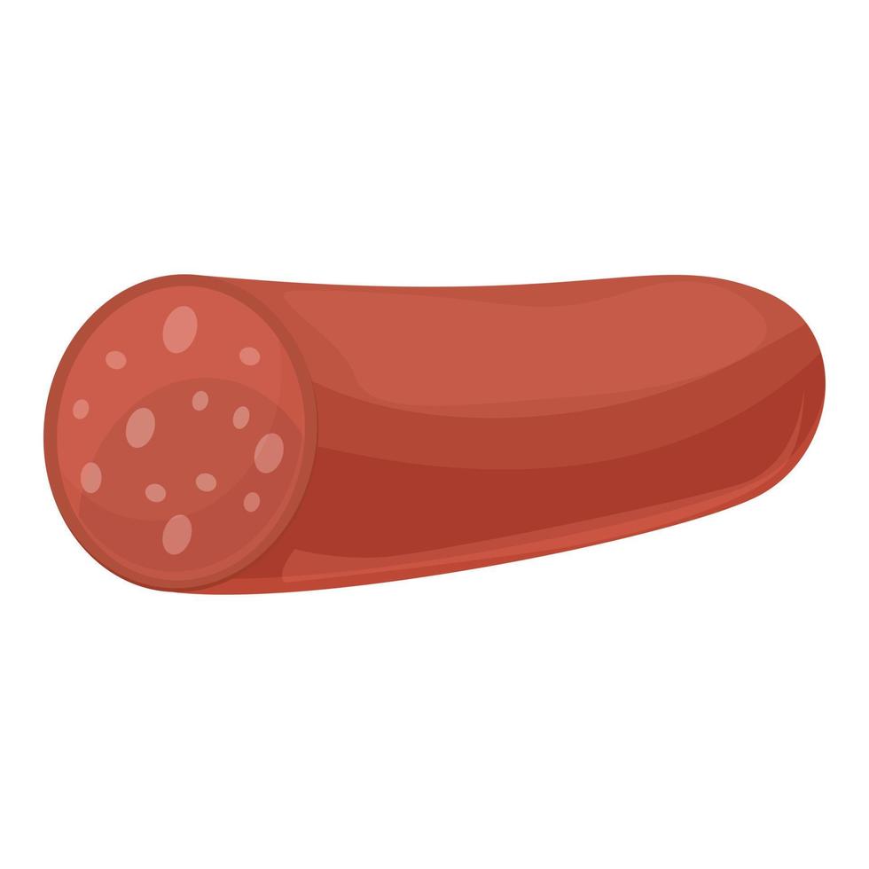 Sausage icon cartoon vector. Pork meat vector