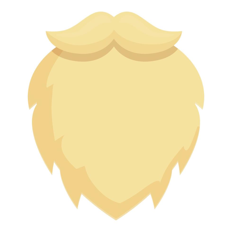 barba icono de santa vector de dibujos animados. elfo de vacaciones