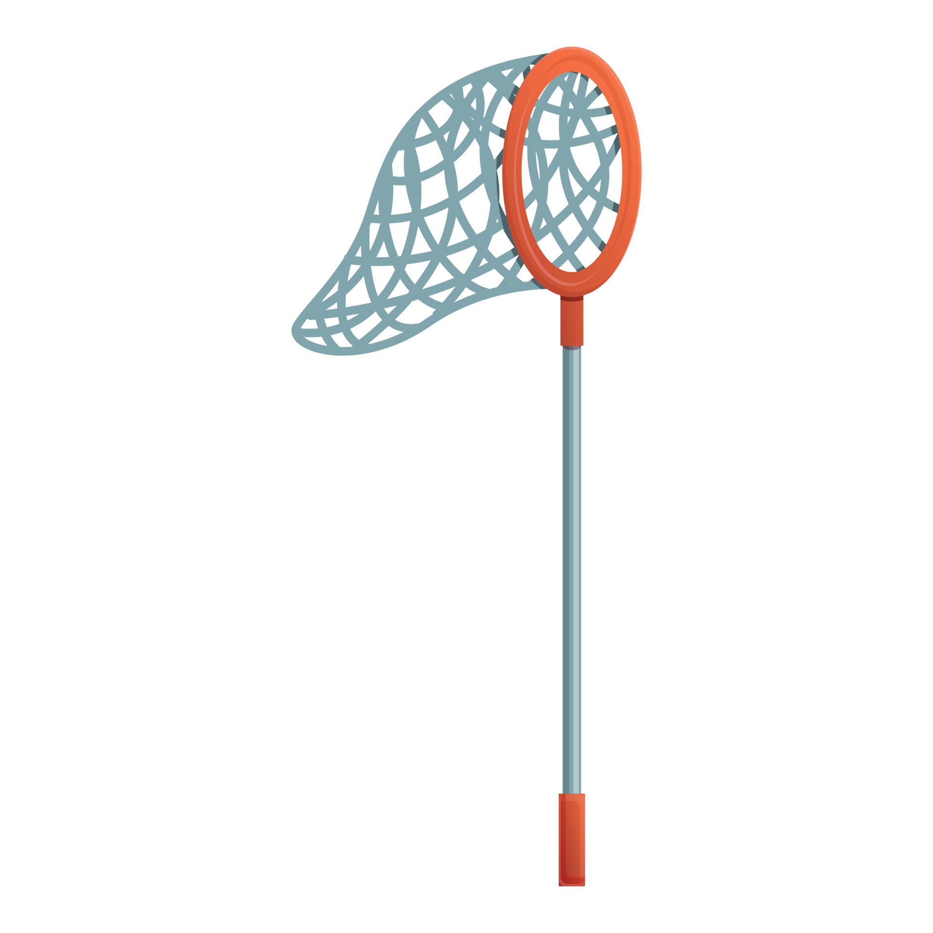 butterfly catcher thin line icon. catcher, fishnet linear icons