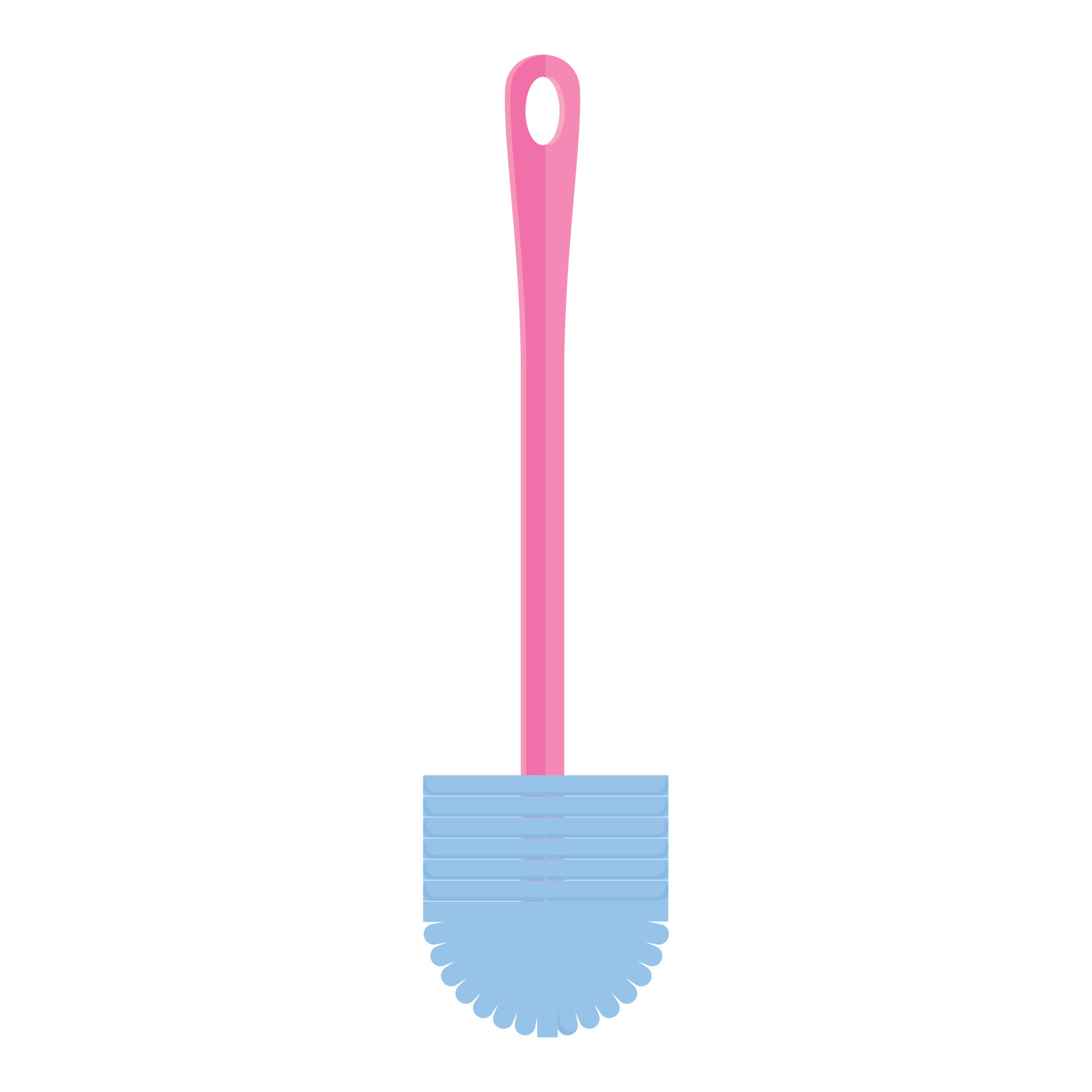 Broom toilet brush icon cartoon vector. Clean bowl 14359493 Vector Art