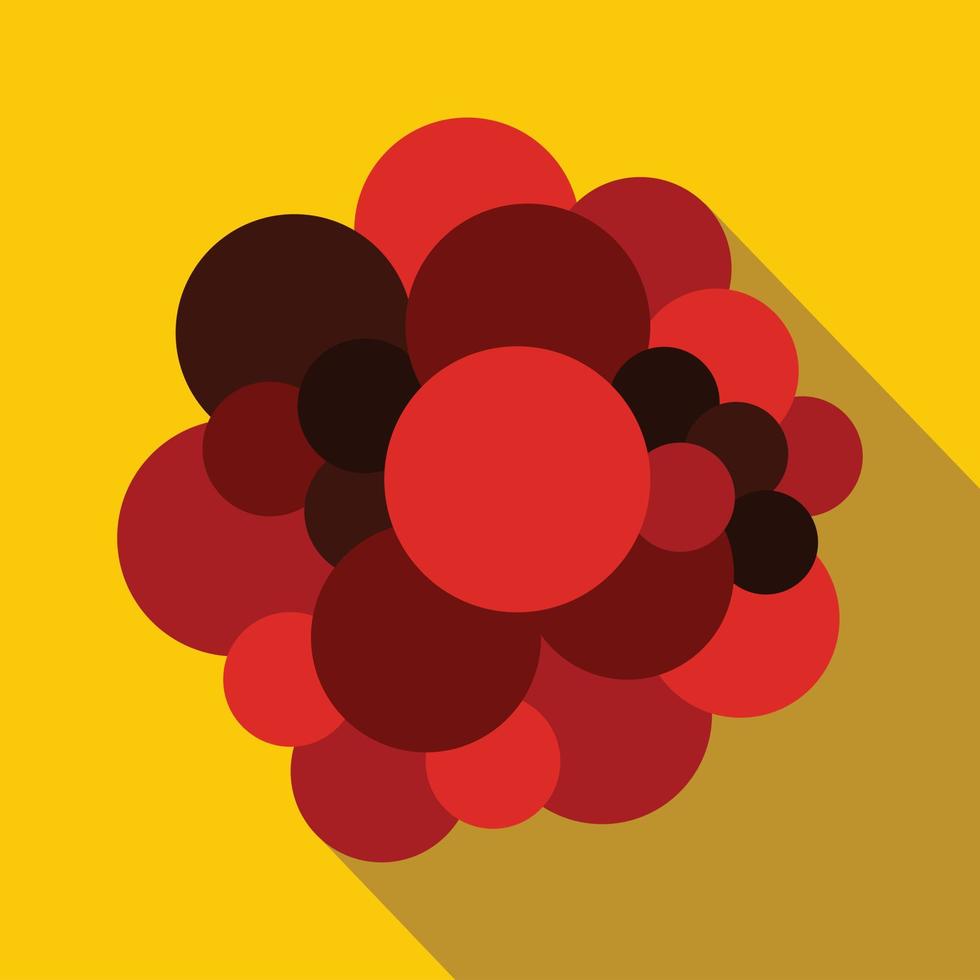 Blood cells flat icon vector