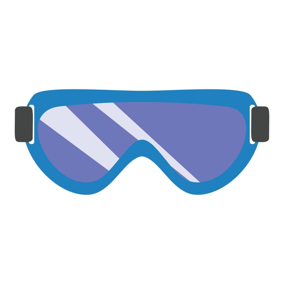 Chemical glasses icon, flat style vector