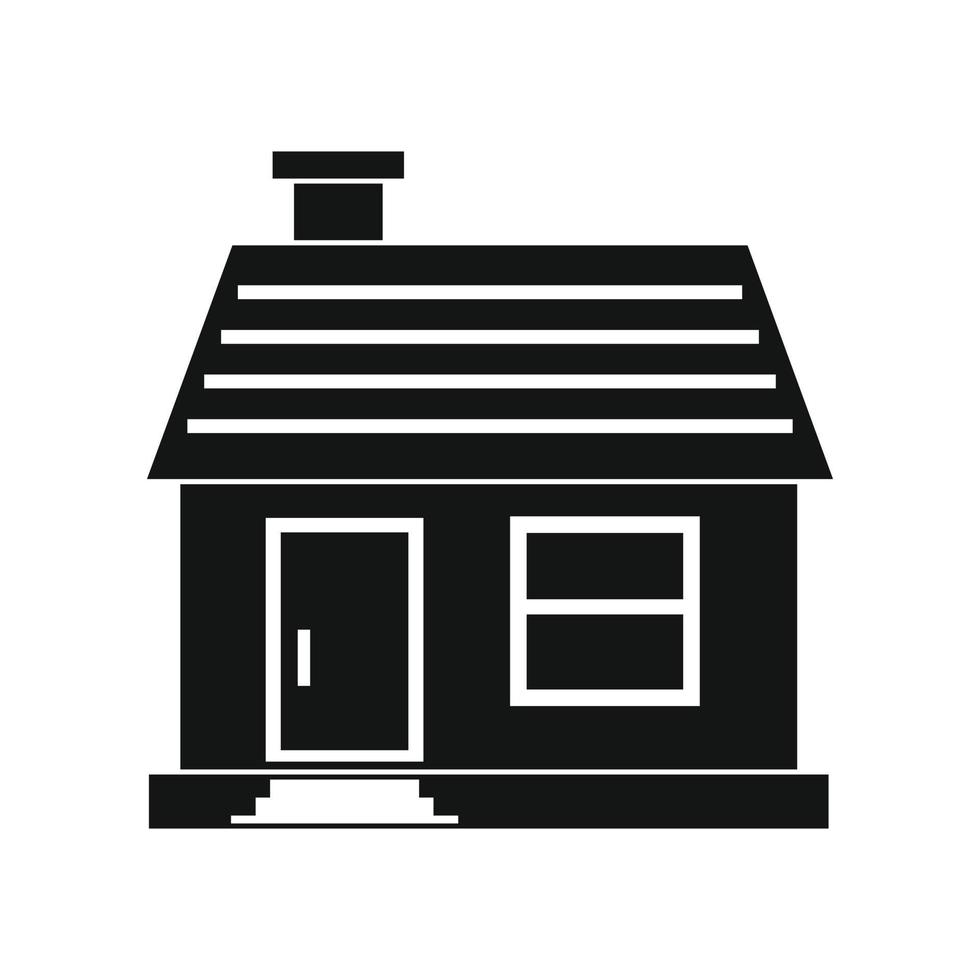 Small cottage icon vector