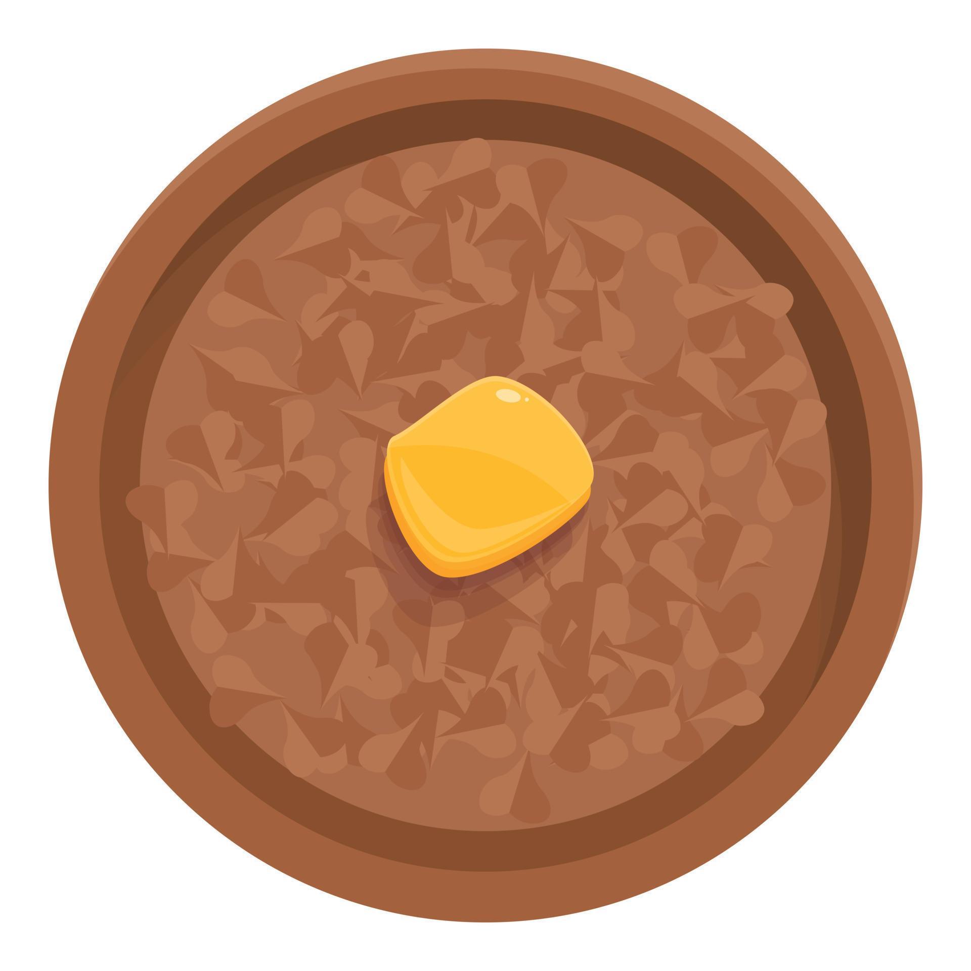 Food buckwheat icon cartoon vector. Cereal plant 14360199 Vector Art at