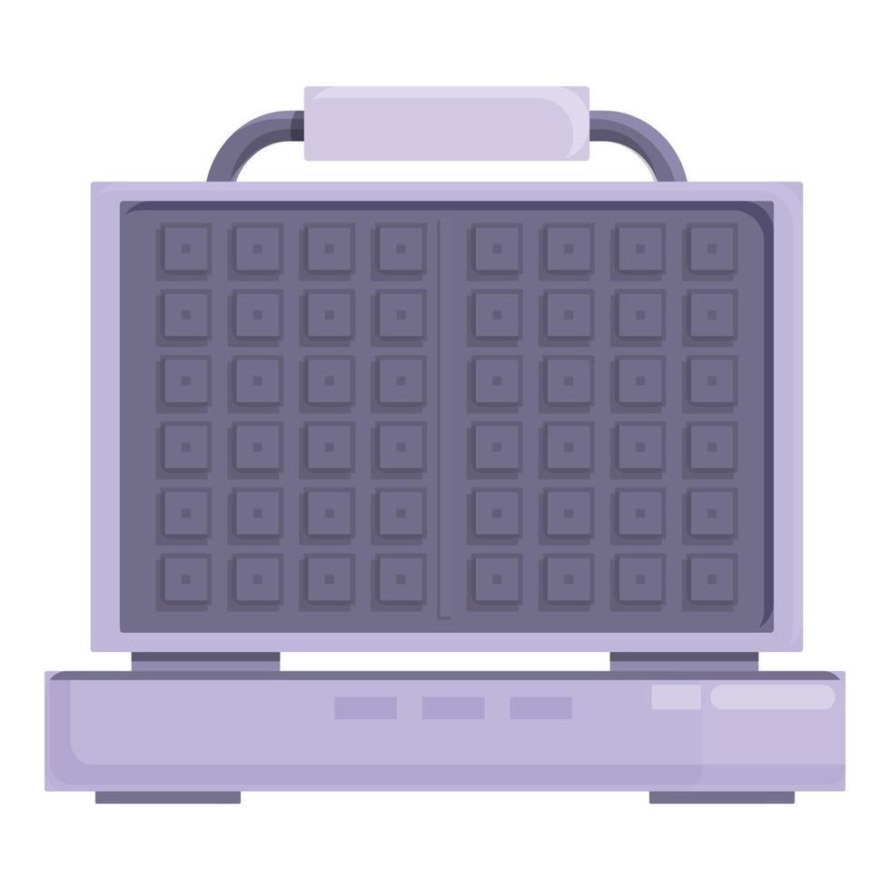 Pancake waffle maker icon cartoon vector. Machine cooker vector