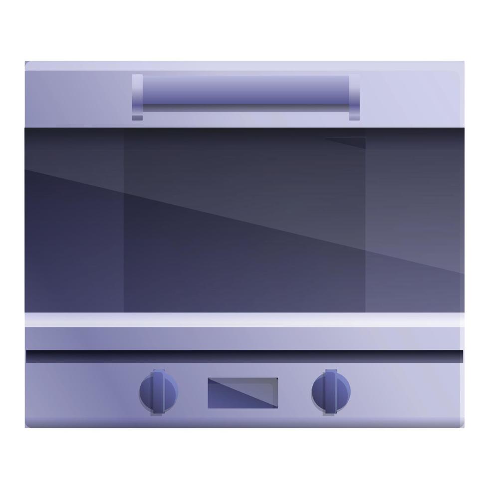 Hardware convection oven icon, cartoon style vector