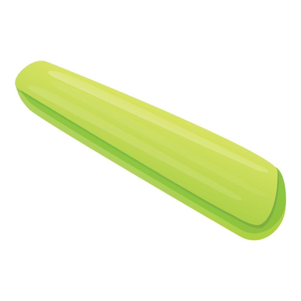 Cooking celery icon, cartoon style vector