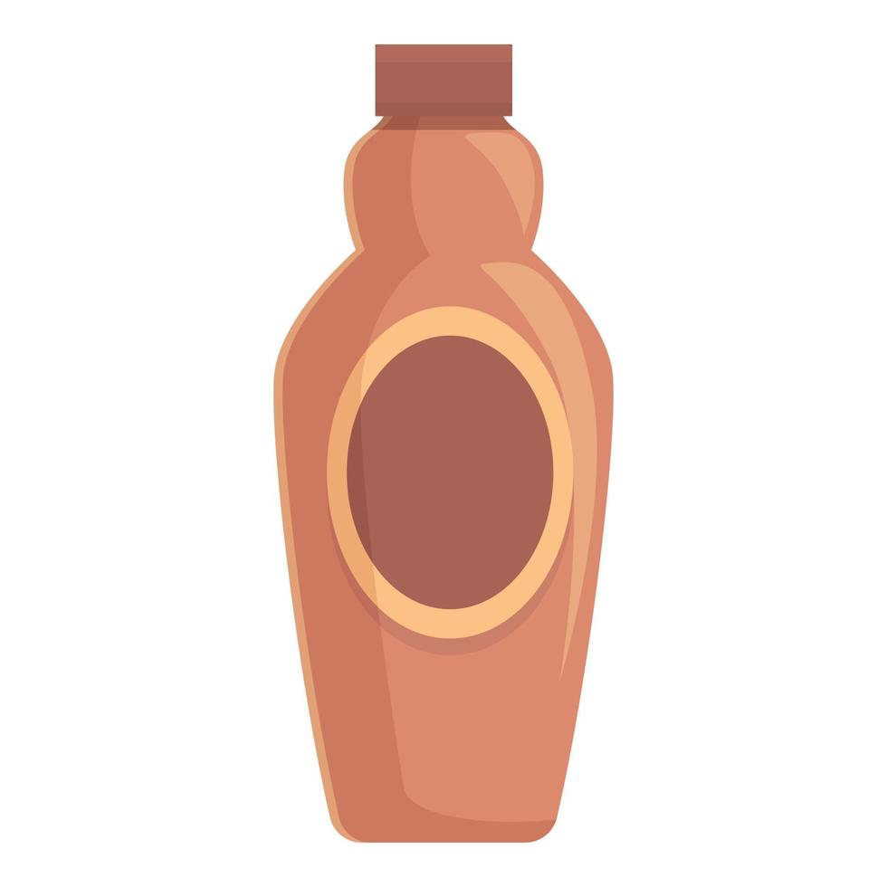 Chemical food bottle icon cartoon vector. Stevia substitute vector