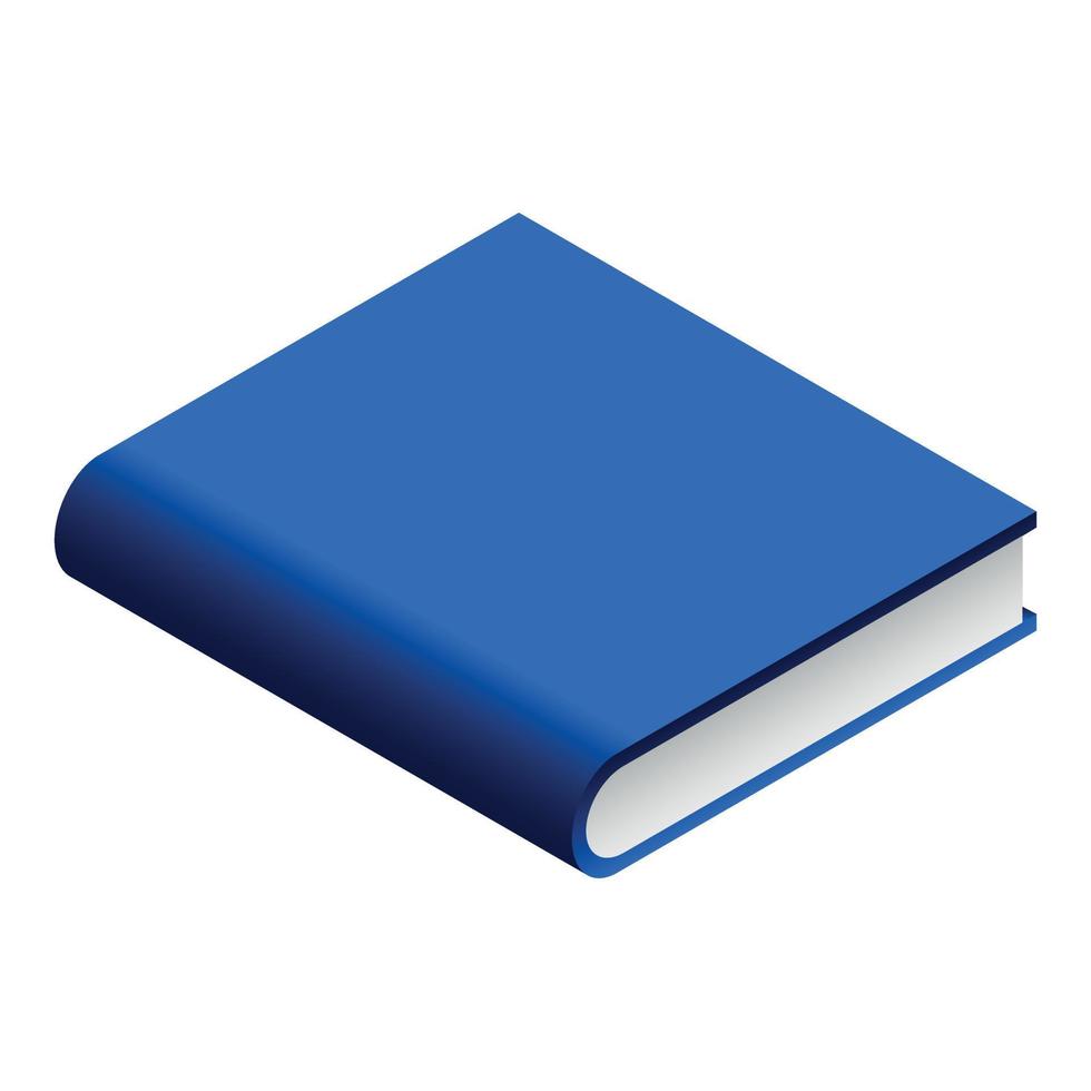 icono de libro azul, estilo isométrico 14360796 Vector en Vecteezy