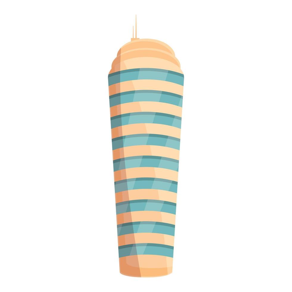 Sky multistore icon cartoon vector. Building multistore vector