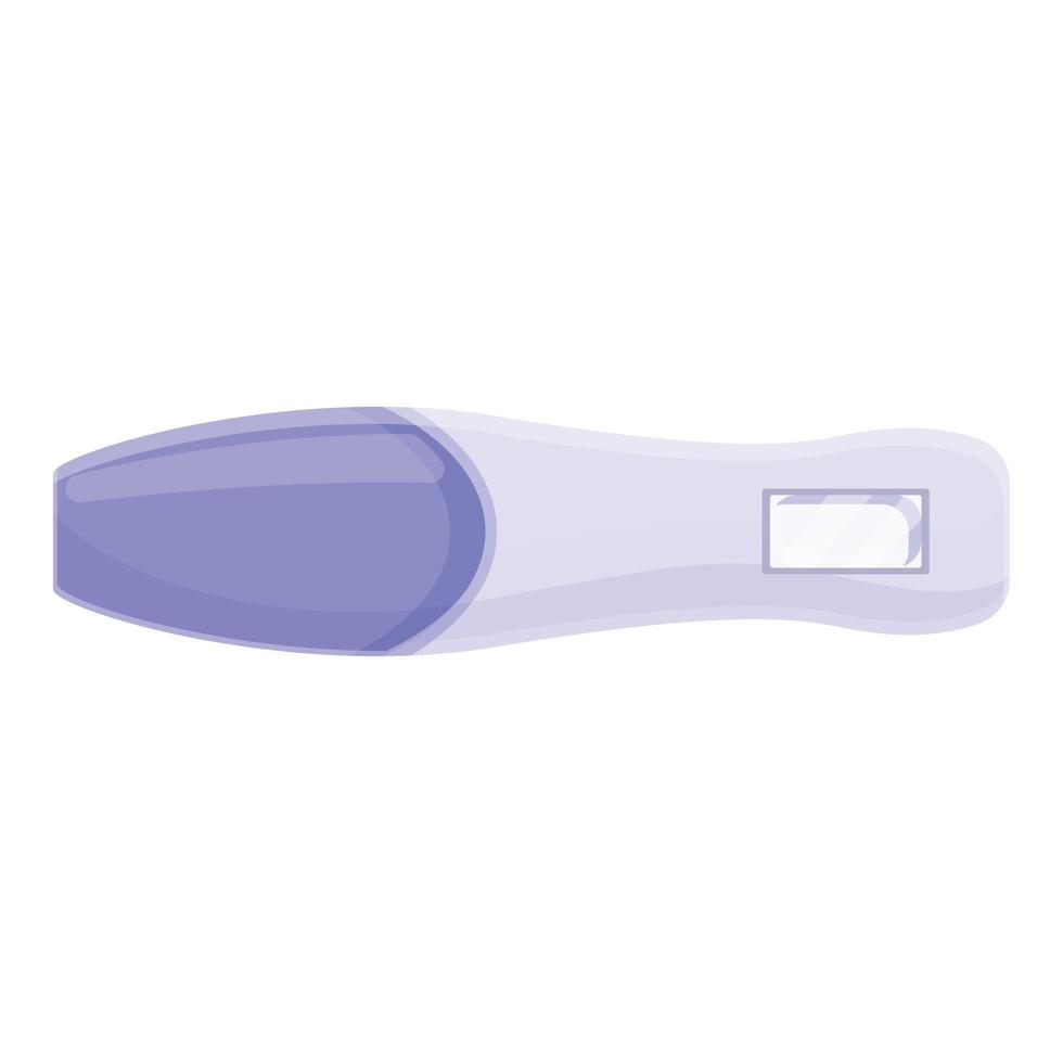 Menstruation test icon cartoon vector. Pregnant negative vector