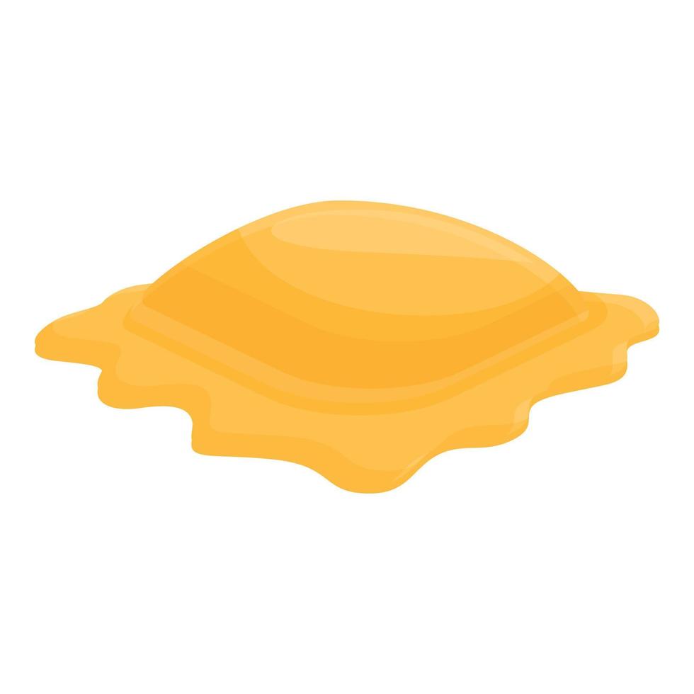 Vegetarian Ravioli icon, cartoon style vector