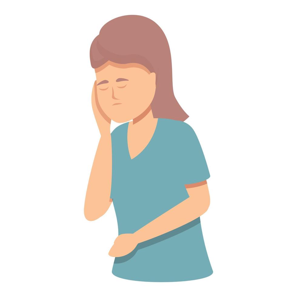 Menopause bladder icon cartoon vector. Climateric fertility vector