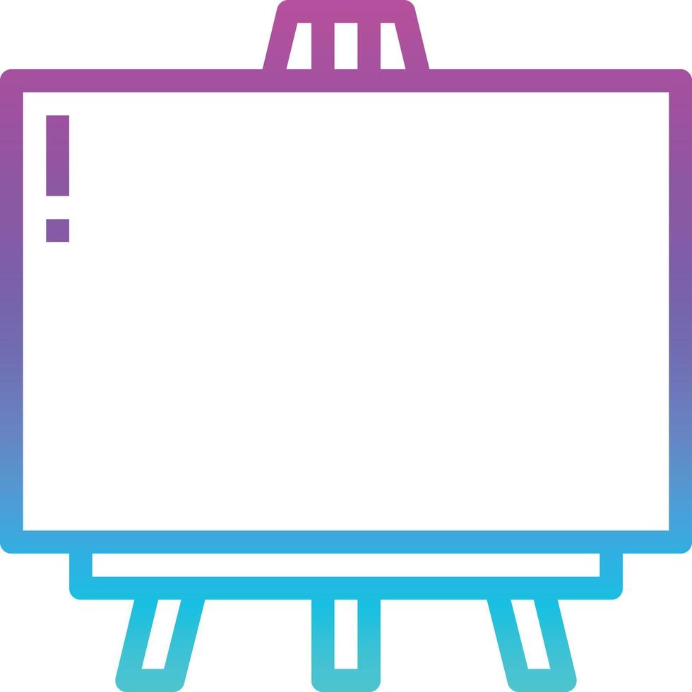 canvas draw paint creative - gradient icon vector