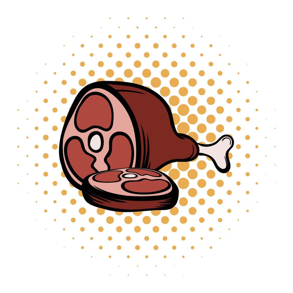 Gammon comics icon vector