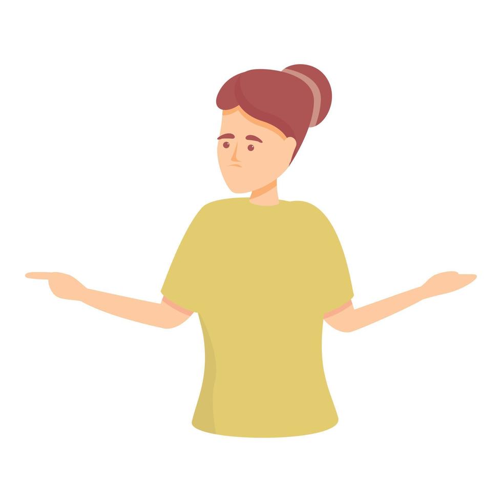Ambiguity icon cartoon vector. Vuca uncertainty vector