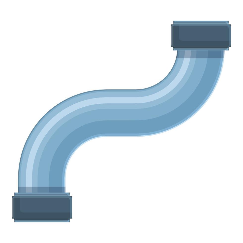 Pipe detail icon, cartoon style vector