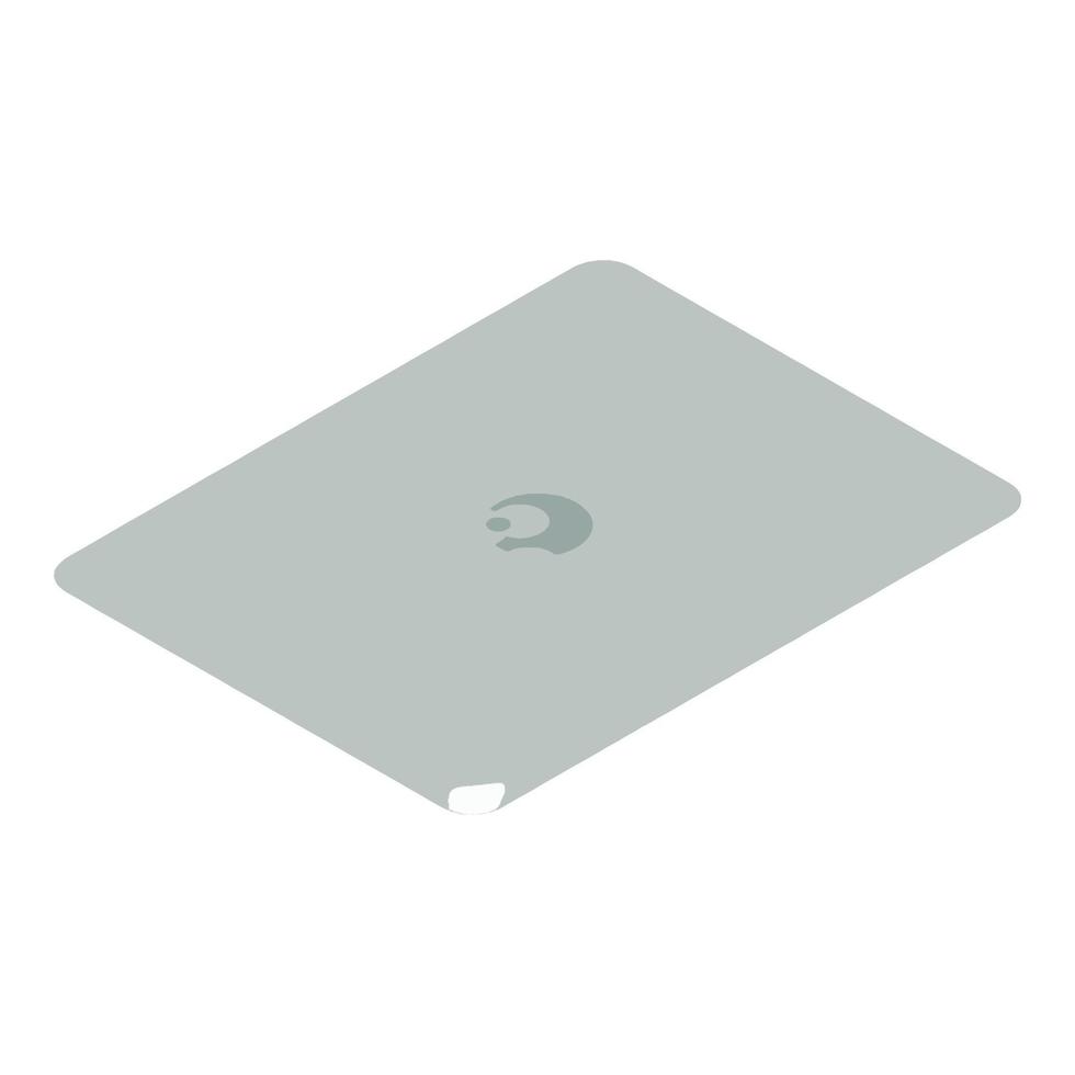Camera clean cloth icon, isometric style vector