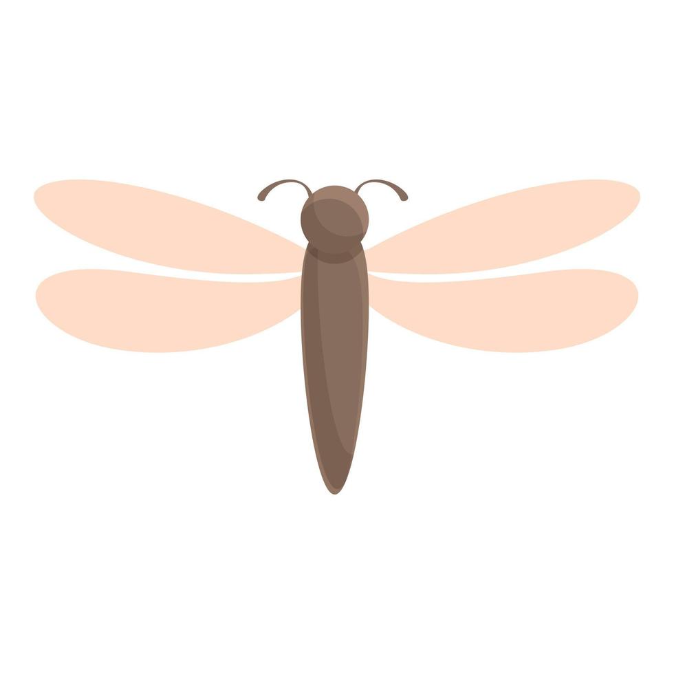 vector de dibujos animados de icono de libélula. insecto ala