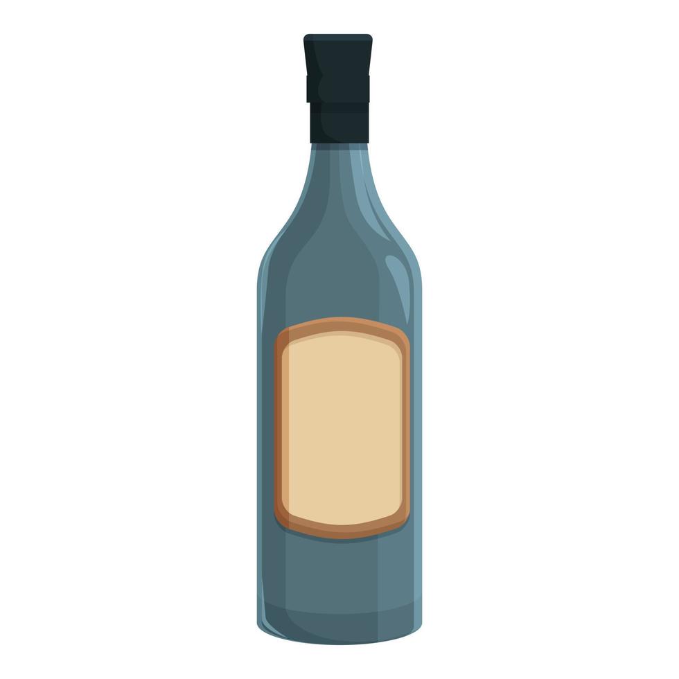 Wine bottle icon cartoon vector. Cellar winery vector