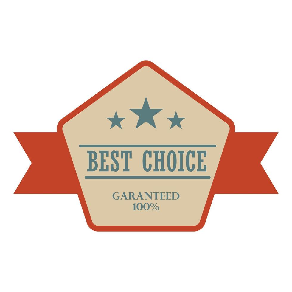 Best choice vintage banner vector