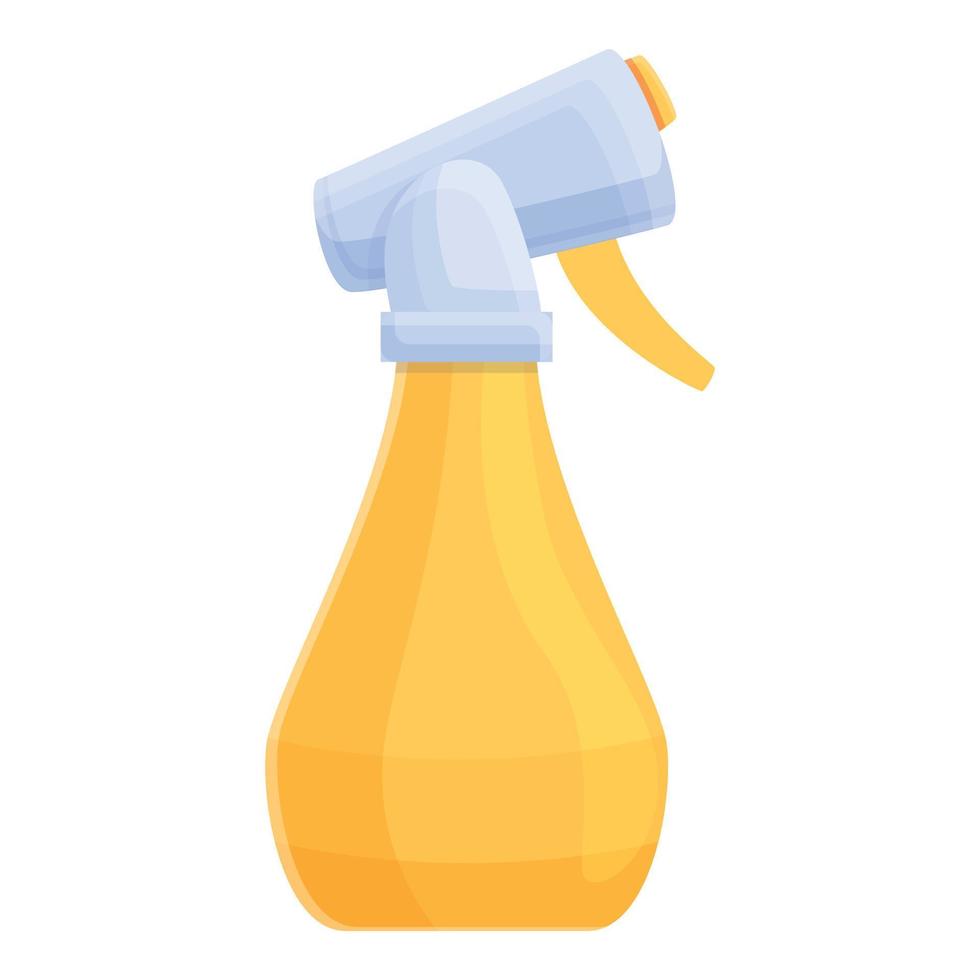 Spray sanitizer icon, cartoon style vector