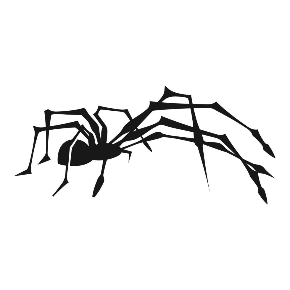 Pest spider icon, simple style vector