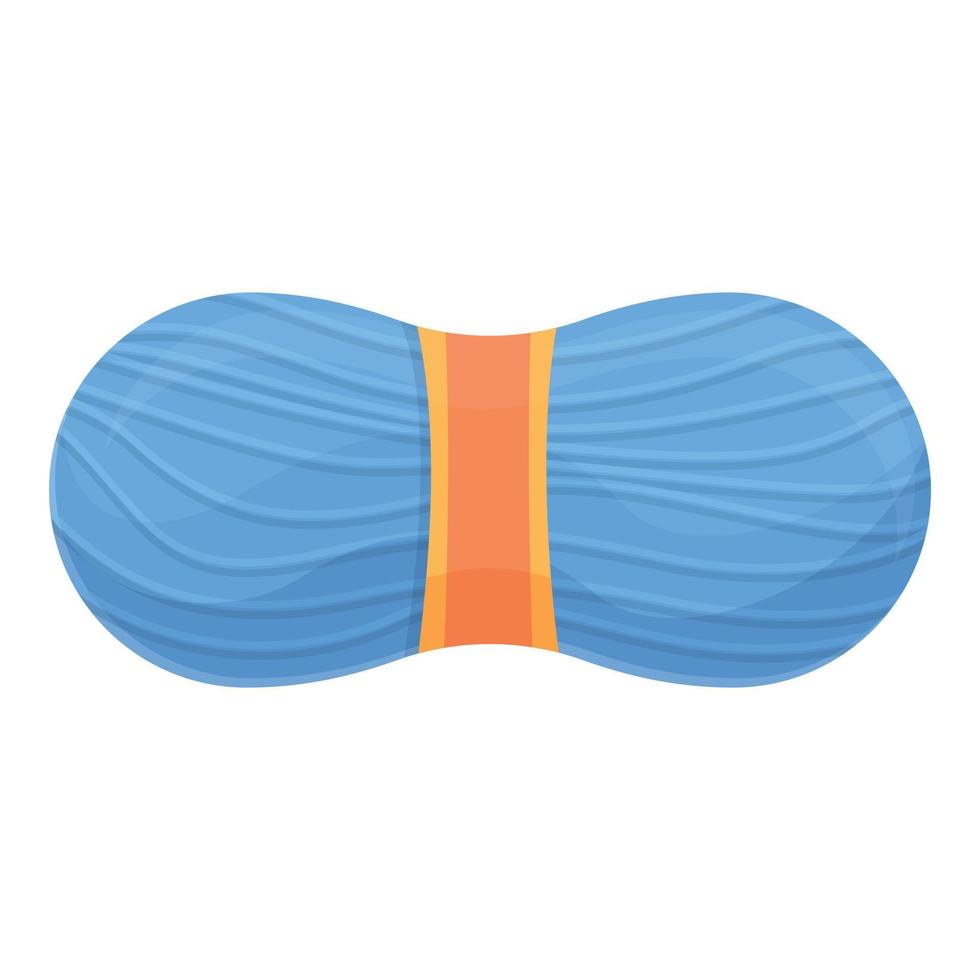 Knitting accessory icon, cartoon style vector