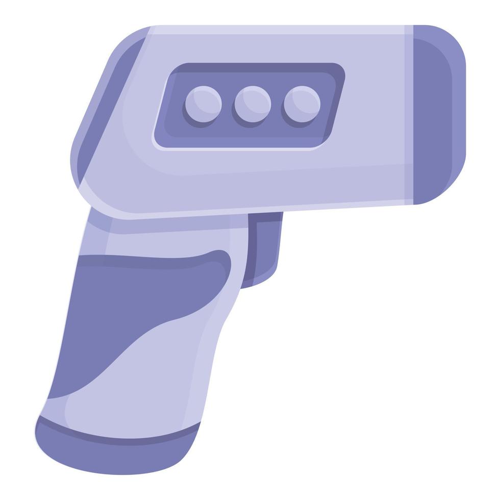 Laser thermometer suitable icon, cartoon style vector