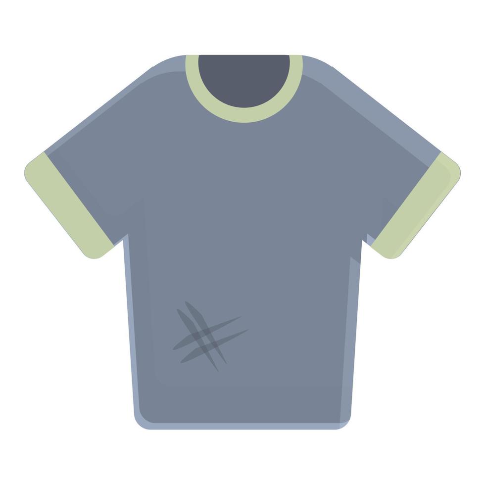 icono de camisa de desecho, estilo de dibujos animados vector