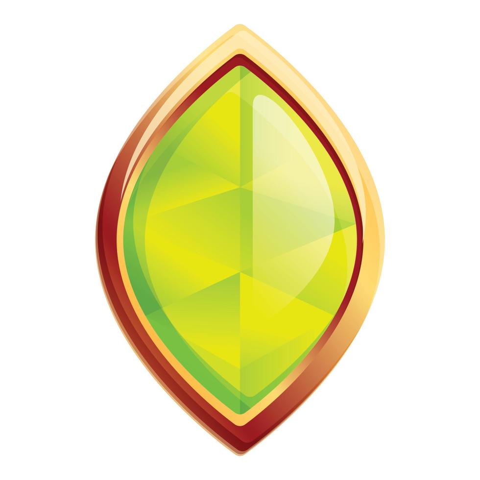 Mall gemstone icon, cartoon style vector