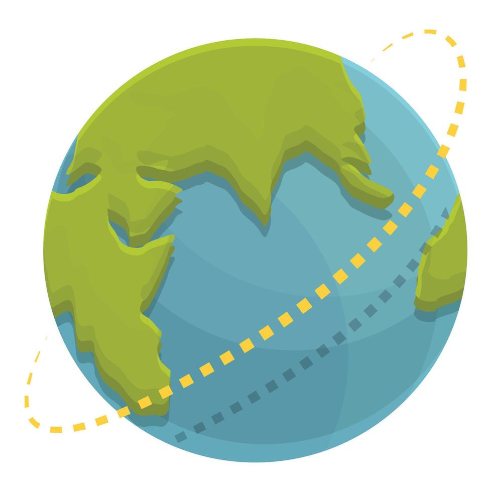 Earth icon cartoon vector. World map vector