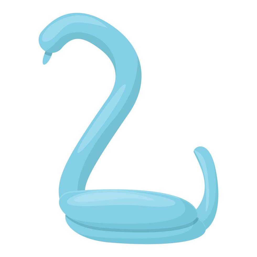 Swan balloon icon cartoon vector. Animal toy vector