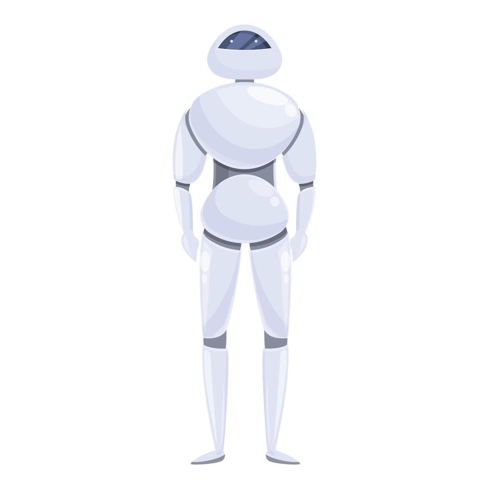 Humanoid icon cartoon vector. Cute robot vector