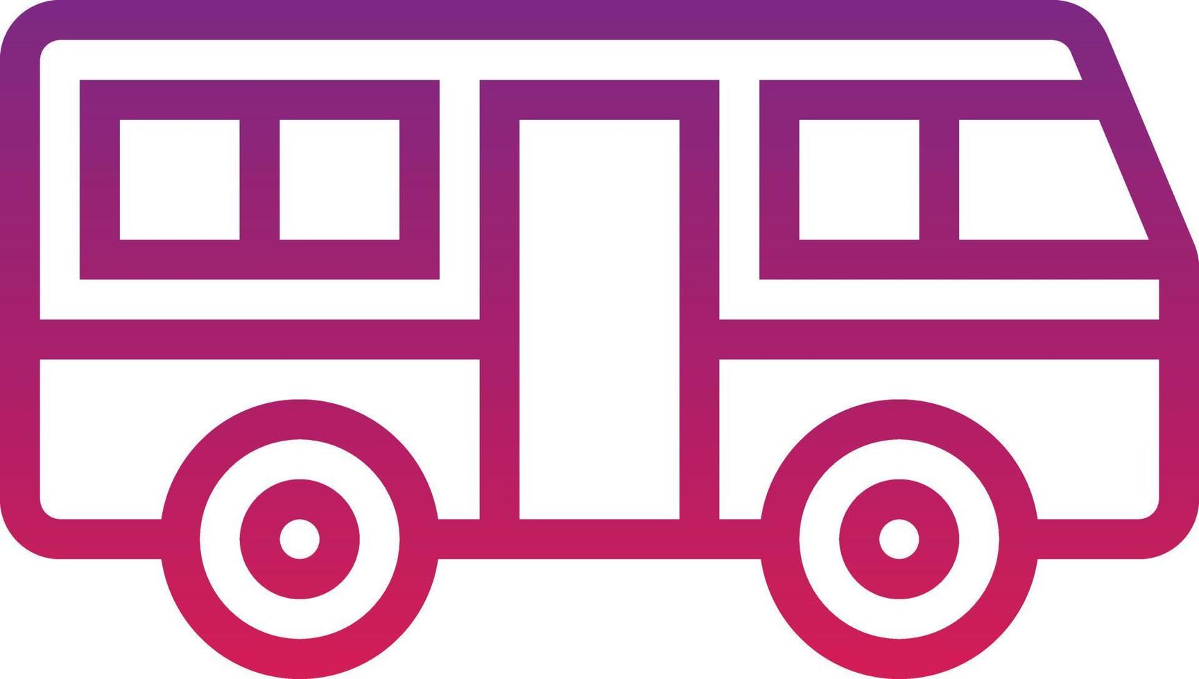 transport vehicle bus city automobile public transport transportation architecture and city - gradient icon vector