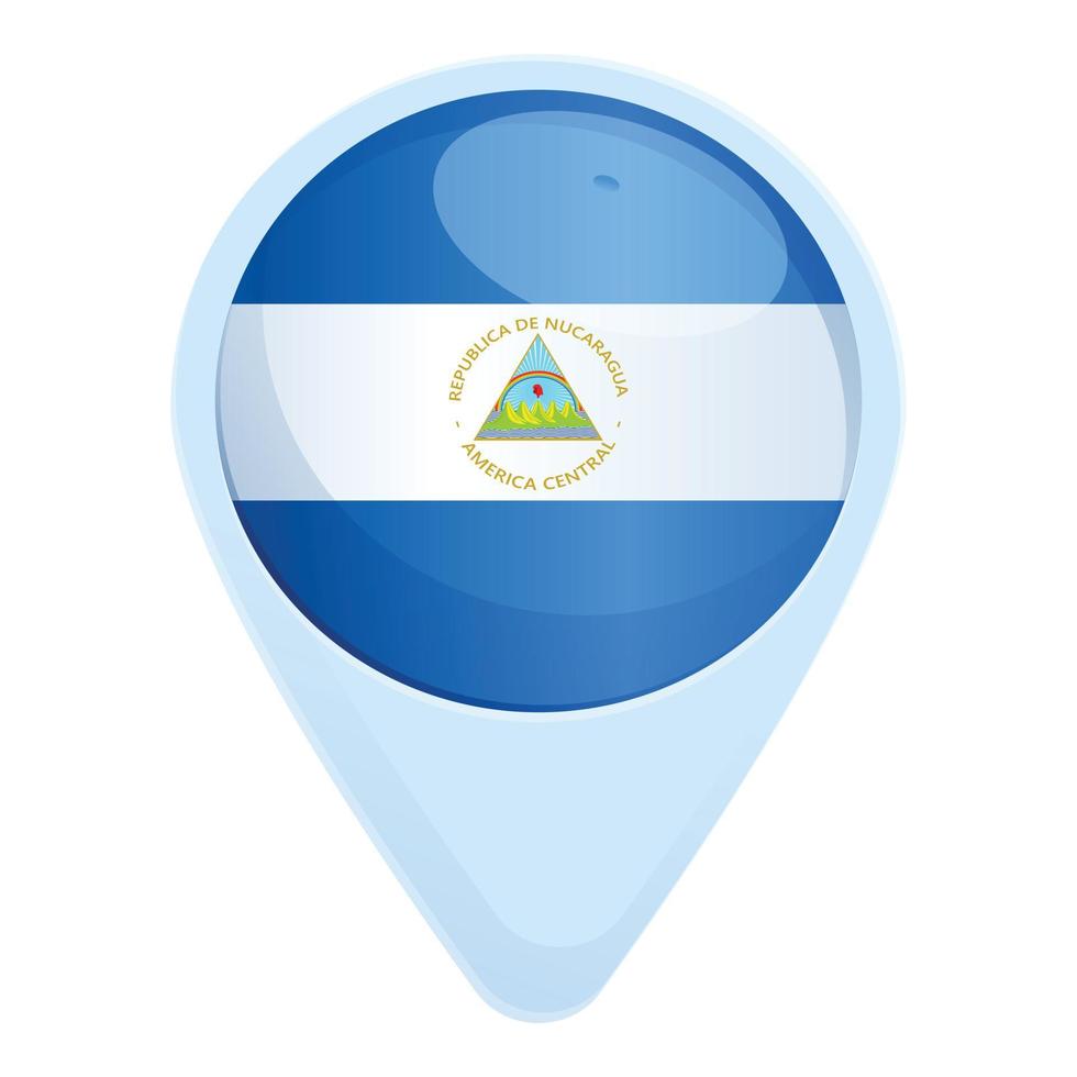Nicaragua location icon cartoon vector. Political freedom vector