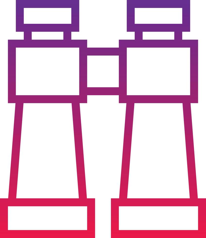 binoculars spy see sight goggles tools and utensils seo and web - gradient icon vector