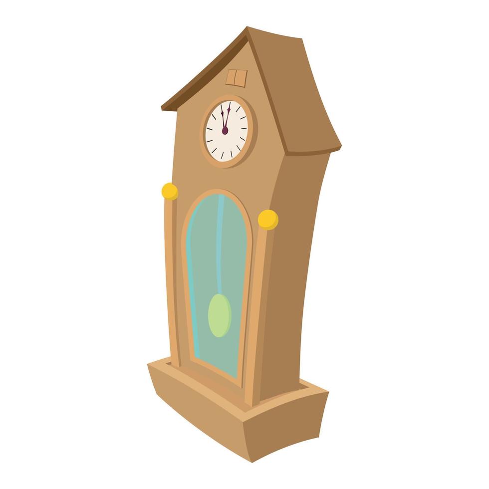 icono de dibujos animados de reloj vector