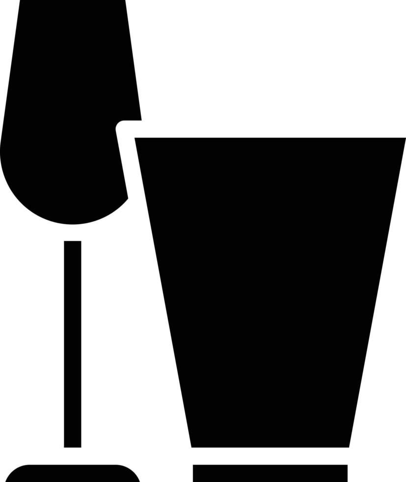 glasses glass wine drink kitchen - solid icon vector