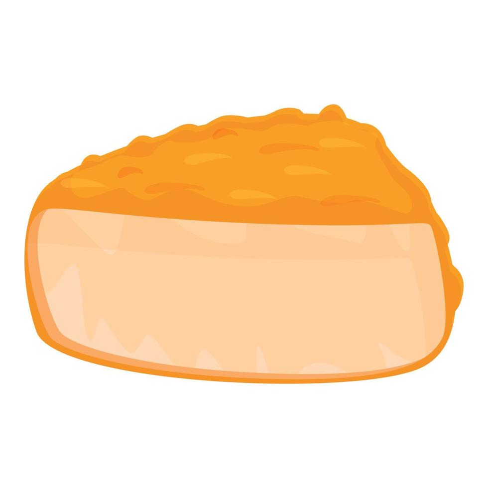 Color chicken nugget icon cartoon vector. Fast food vector