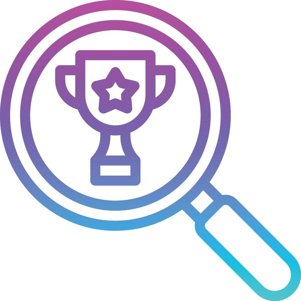 seo ranking compete optimization keyword - gradient icon vector