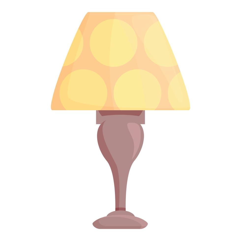 Table torchere icon cartoon vector. Interior lamp vector