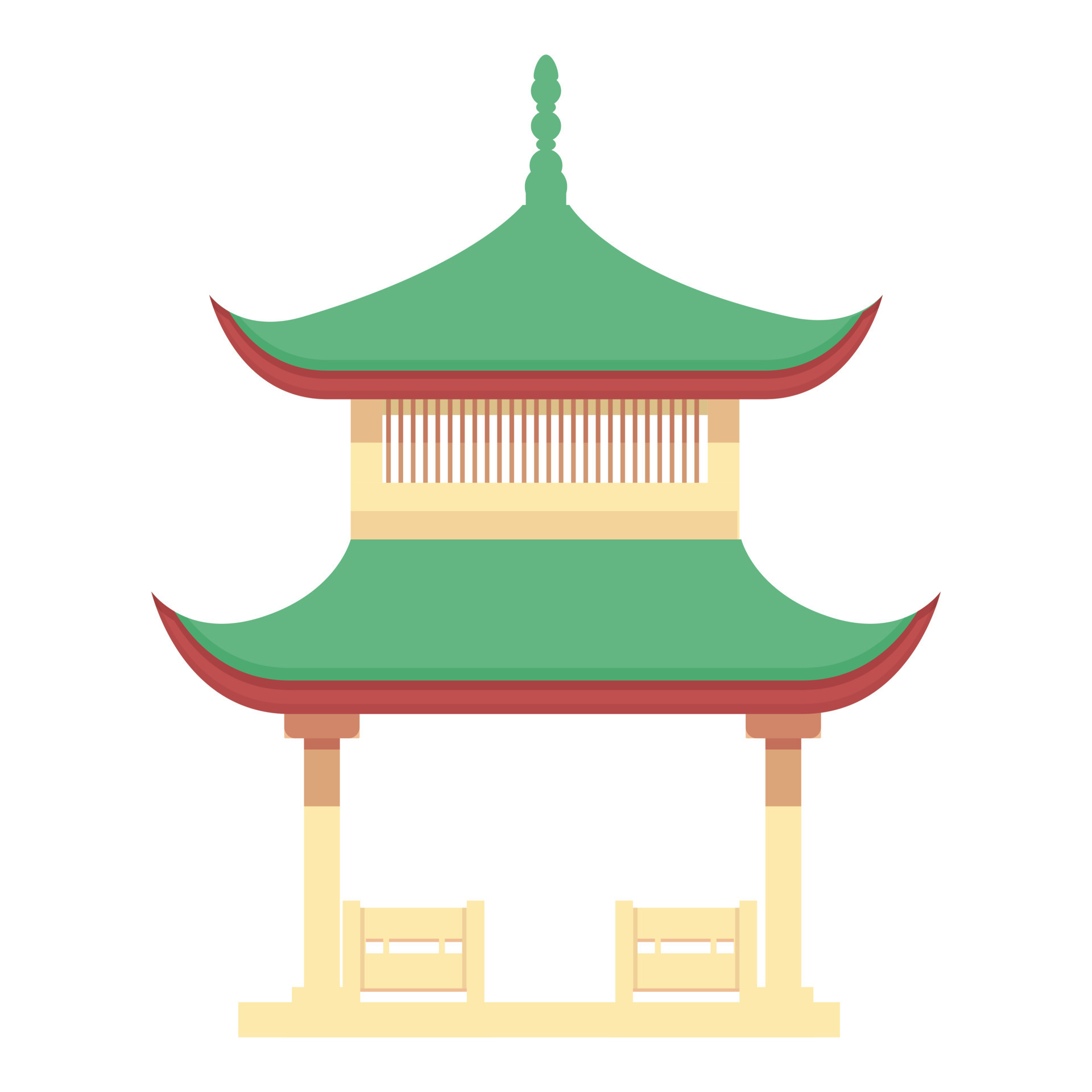 Wood pagoda icon cartoon vector. China temple 14363802 Vector Art at  Vecteezy
