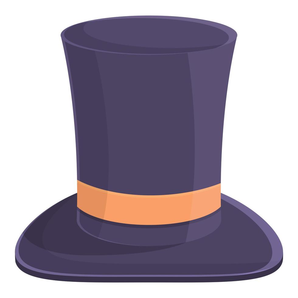 Trick hat icon cartoon vector. Magician cap vector