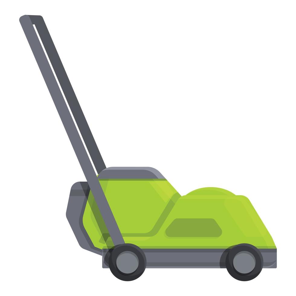 Machine grass equipment icon cartoon vector. Trimmer lawn vector