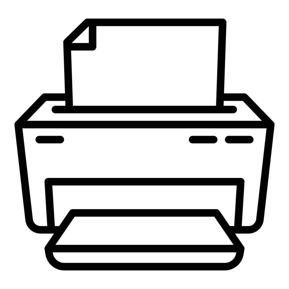 Toner printer icon, outline style 14364332 Vector Art at Vecteezy