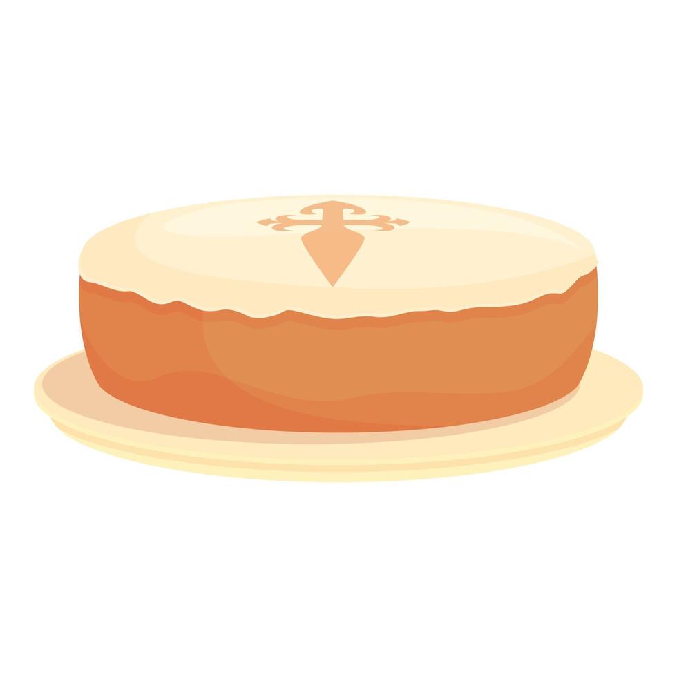 vector de dibujos animados de icono de panadería española. comida españa